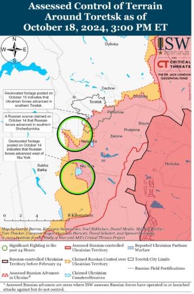 Ворог проводить штурм у Торецьку та веде бої малої інтенсивності на Півдні: огляд фронту від ISW - INFBusiness