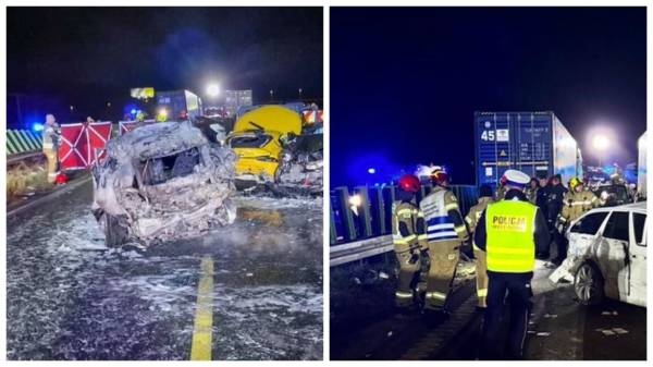 Масштабна ДТП за участю понад 20 авто у Польщі: у згорілих машинах загинули люди - INFBusiness