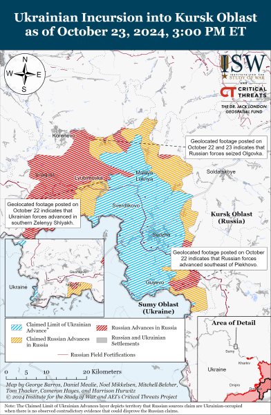 ЗСУ просунулися на Курщині, Росія наступає поблизу Куп'янська та Вугледара: огляд фронту від ISW - INFBusiness