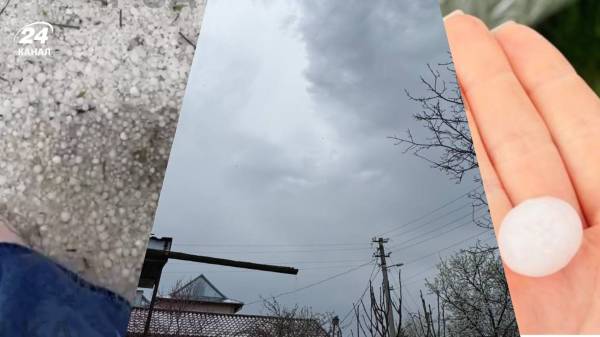 Град розміром з перепелине яйце: на Івано-Франківщині вирувала негода - INFBusiness