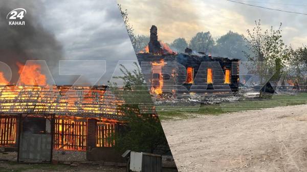 Російська ППО у всій красі: в Брянській області згоріло майже все село - INFBusiness