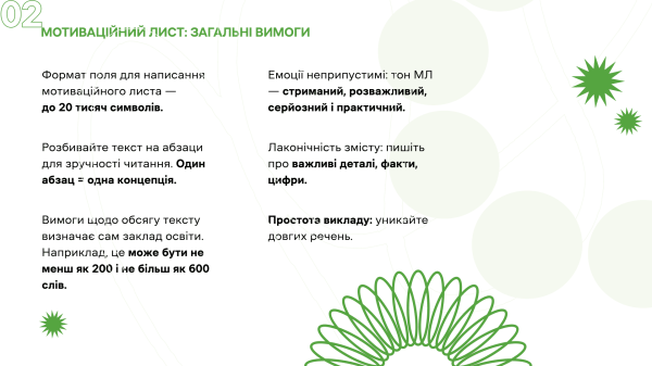 Усе про мотиваційний лист у 2025 році: нововведення та інтерактивні картки - INFBusiness