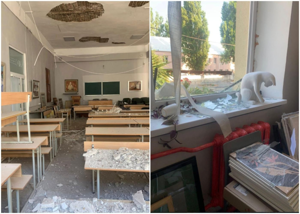 Атака на Одесу 17 червня - пошкоджений корпус університету імені Ушинського - INFBusiness