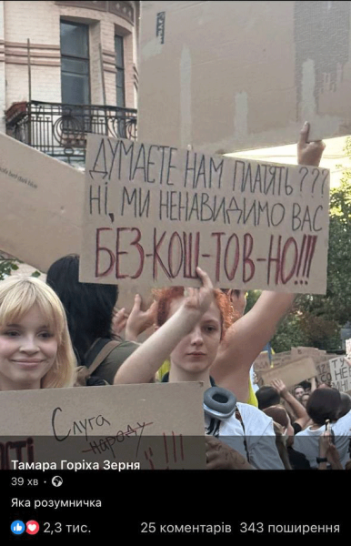 Матюки та цитати поетів: що пише молодь на плакатах? - INFBusiness