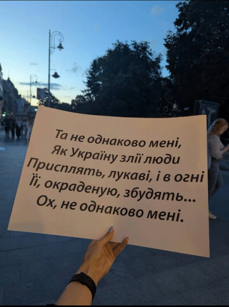 Матюки та цитати поетів: що пише молодь на плакатах? - INFBusiness