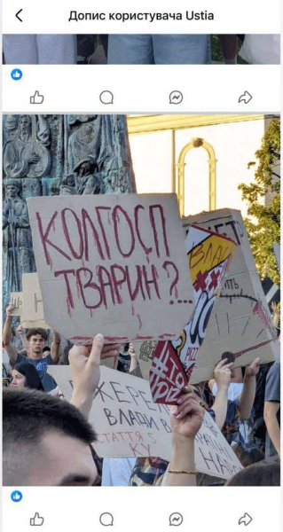 Матюки та цитати поетів: що пише молодь на плакатах? - INFBusiness