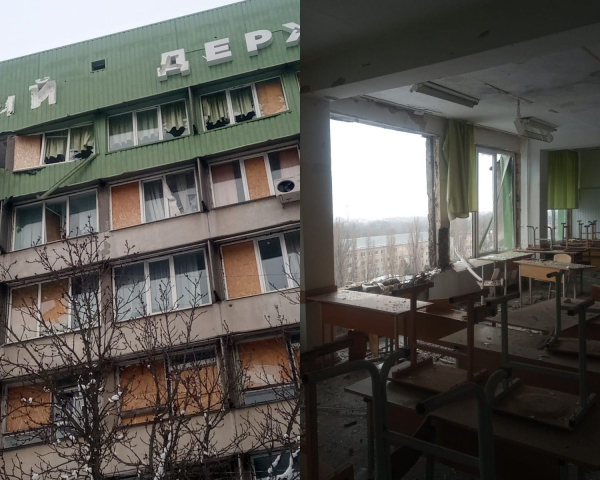 Удар дронів-шахедів по Херсону: російські війська поцілили в держуніверситет.