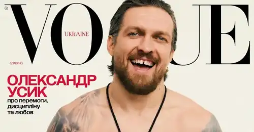 Усик на обкладинці: дебют боксера в українському VOGUE.