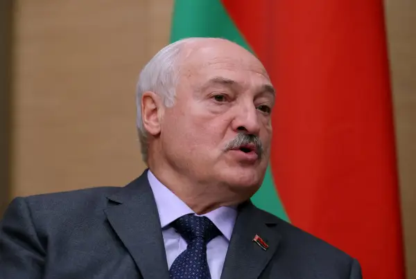 FILE PHOTO: Belarusian President Alexander Lukashenko attends a meeting with Russian President Vladimir Putin at the Novo-Ogaryovo state residence outside Moscow, Russia August 29, 2026. REUTERS/Anastasia Barashkova/Pool/File Photo