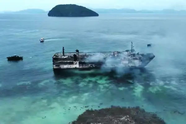 MV June Aster fire