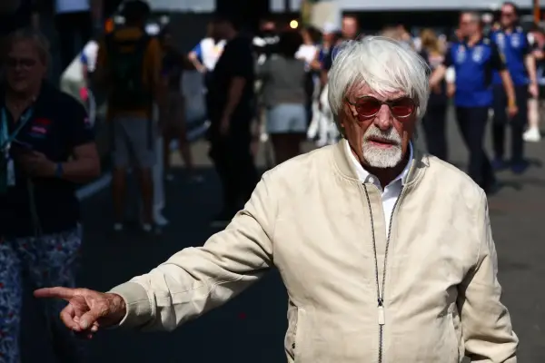 Bernie Ecclestone after the Formula 1 Austrian Grand Prix at Red Bull Ring in Spielberg, Austria on June 28, 2026. (Photo by Jakub Porzycki/NurPhoto via Getty Images)